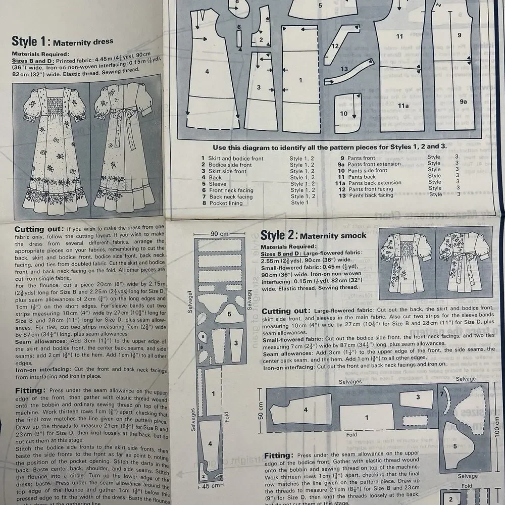 Vintage Designer Sewing Patterns Uncut Lot Of 4 Evening Dress Nightdress Blouse